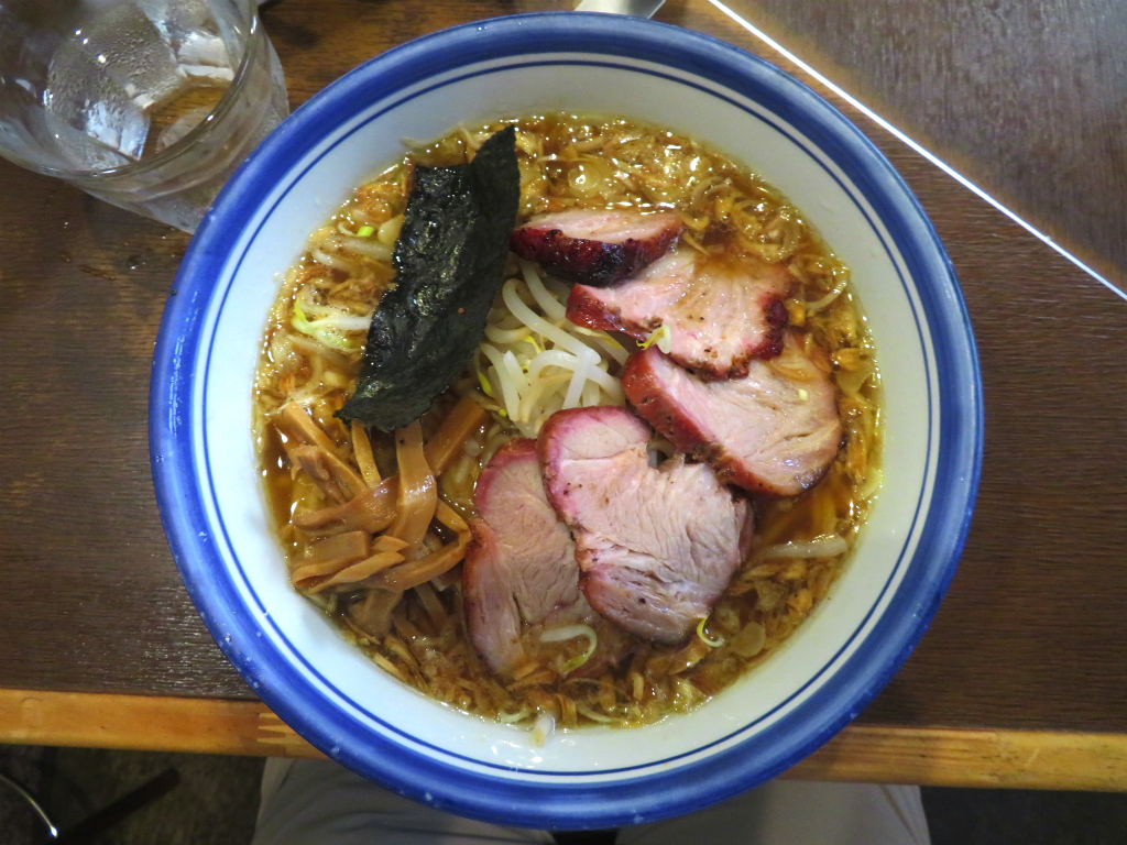 麺屋 はやしまる 高円寺 らあめん 醤油 チャーシュー 揚げネギともやし Return Of The Funky 麺