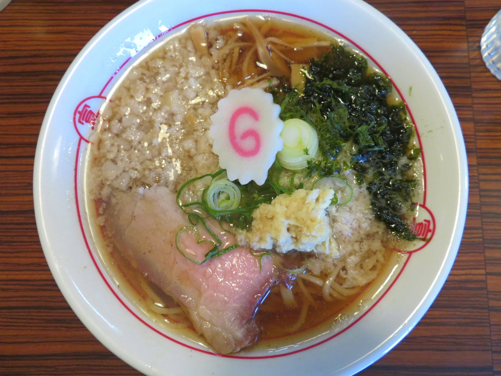 秋刀鮪だし 宣久 芦花公園 背脂生姜醤油らーめん Return Of The Funky 麺