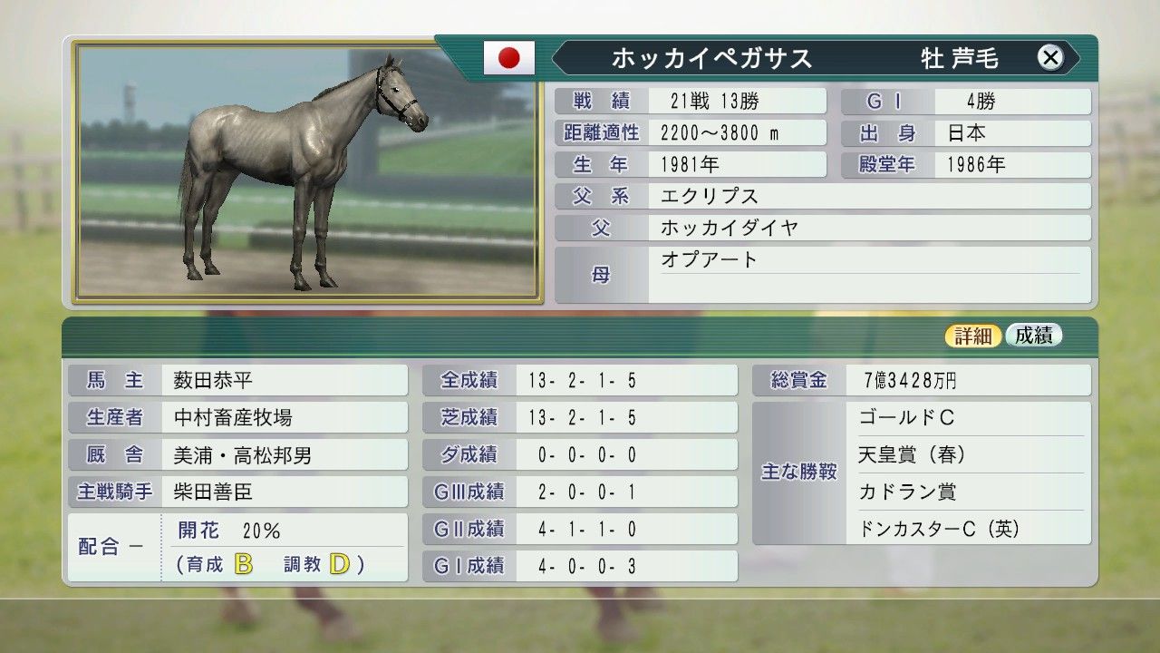 ウイニングポスト8 17ａａｒ 共産革命シンザン編 1986年 航路は不定 全速前進