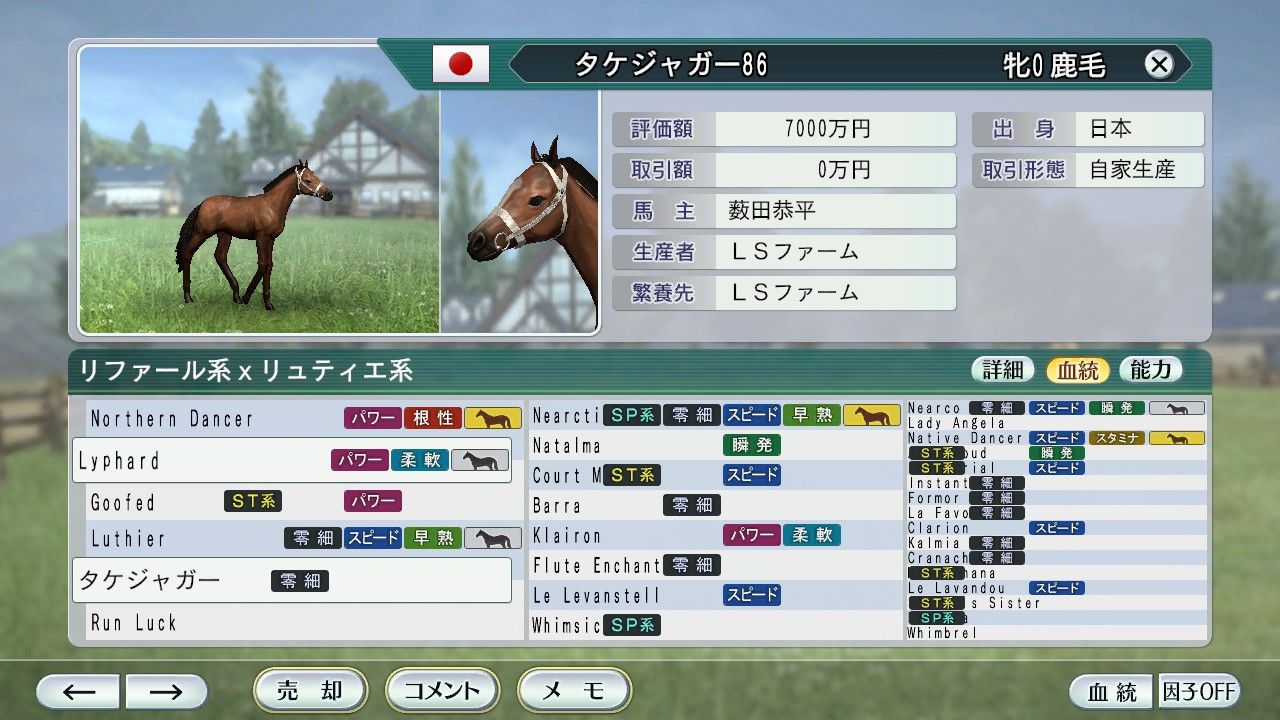 Lsファーム 86年主な生産馬 航路は不定 全速前進 Lsファーム 86年主な生産馬 航路は不定 全速前進