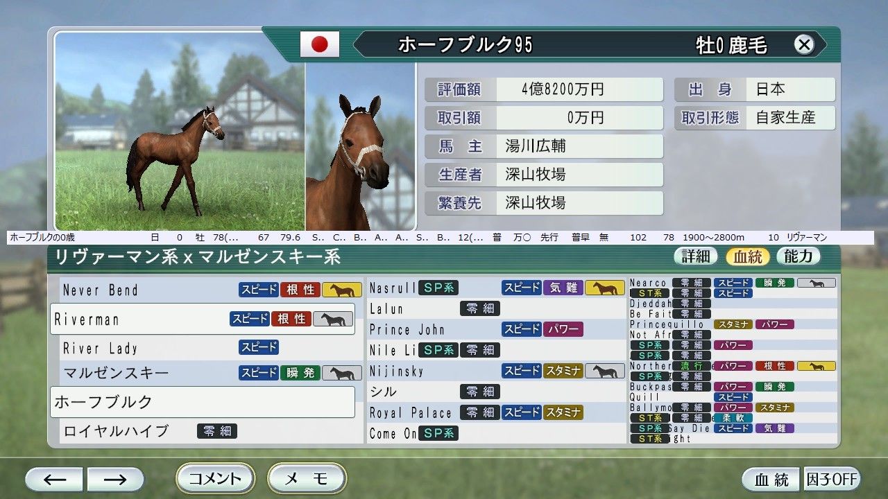 95年主な生産馬 今後のサイアーラインについて 航路は不定 全速前進 95年主な生産馬 今後のサイアーラインについて 航路は不定 全速前進