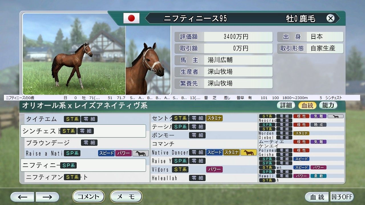 95年主な生産馬 今後のサイアーラインについて 航路は不定 全速前進 95年主な生産馬 今後のサイアーラインについて 航路は不定 全速前進