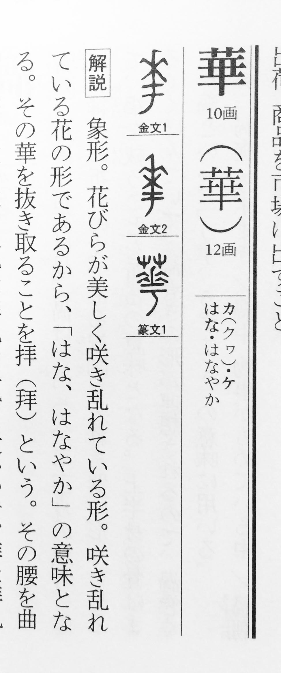 象形文字はおもしろい ６ 華 の字 流れをくむ篆書体は今でも印鑑によく使われます いんかん生活のblog