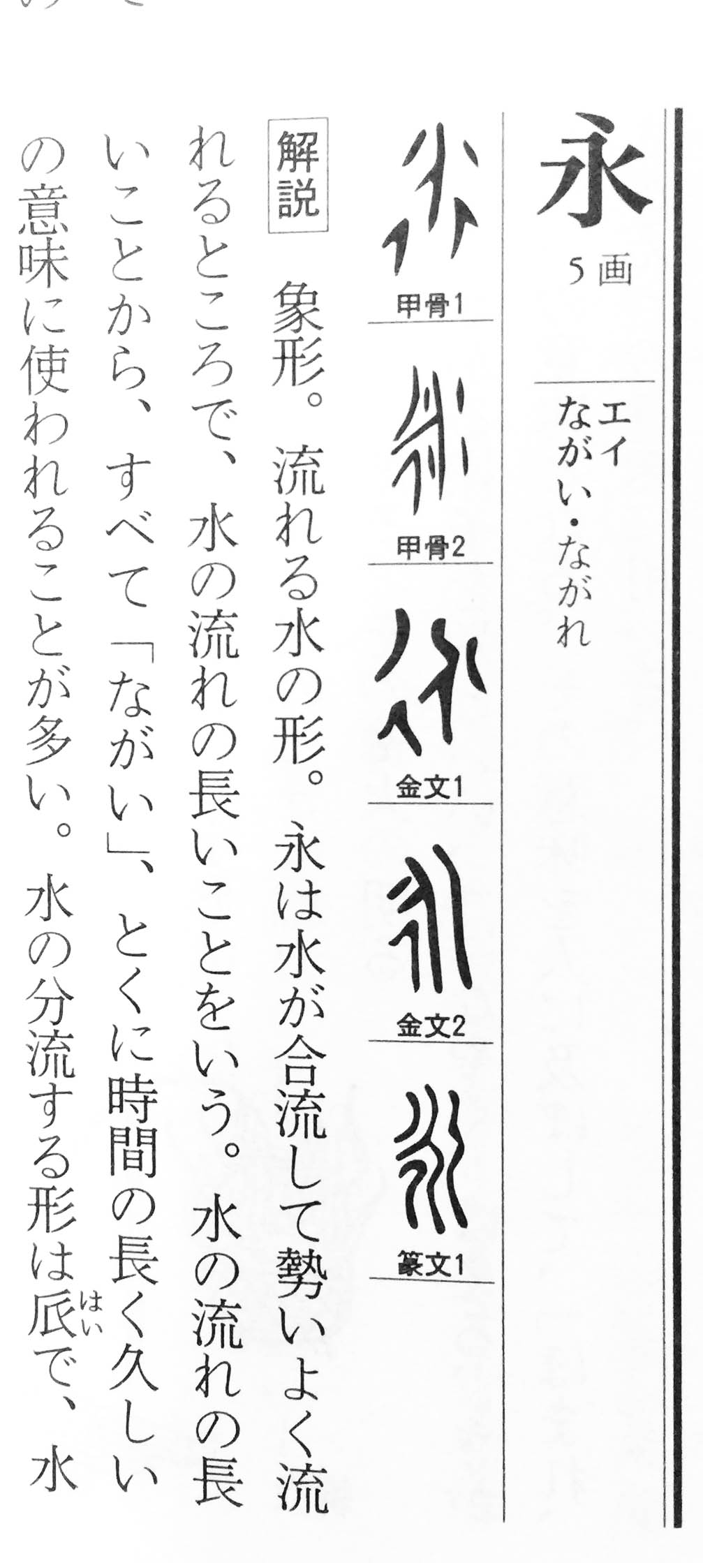 象形文字はおもしろい 4 永 という字 流れをくむ篆書体は今でも印鑑によく使われます いんかん生活のblog 象形文字はおもしろい 4 永 という字 流れをくむ篆書体は今でも印鑑によく使われます いんかん生活のblog