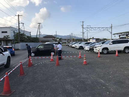 大津町駅　花火大会臨時駐車場