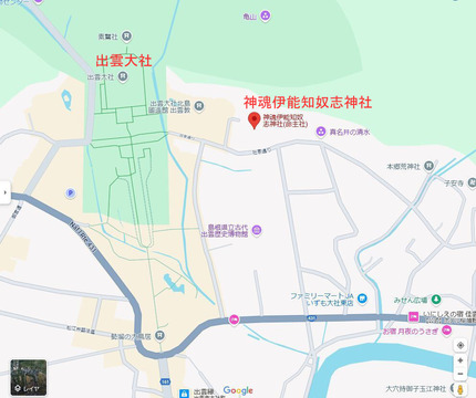 神魂伊能知奴志神社