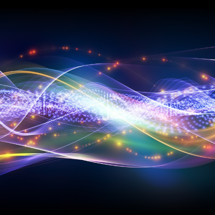 電磁波の視覚化画像