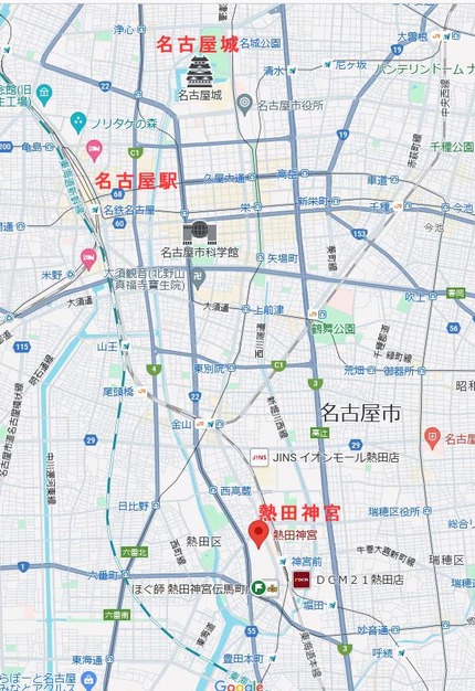 熱田神宮地図