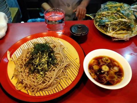 ざるそば 税込390円