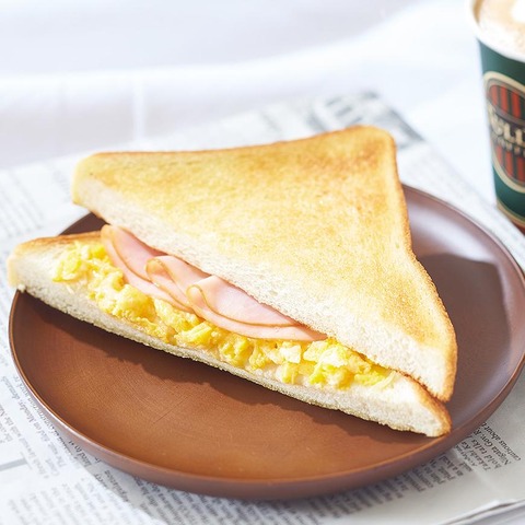 タリーズ ホットサンド ハム&スクランブルエッグ