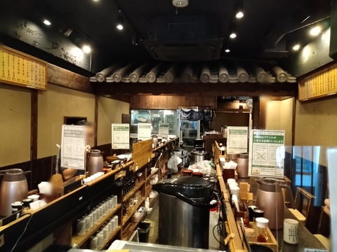 店内に屋根がある