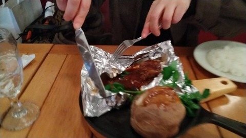 つばめ風 ハンブルグステーキ 開封中