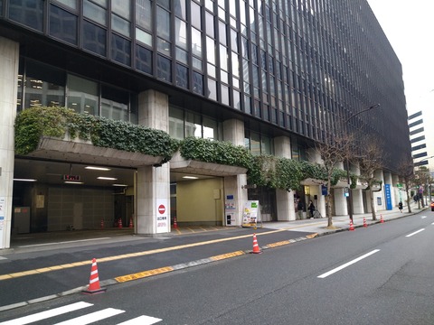 虎ノ門 カフェ・ライム 共同通信会館の地下にある