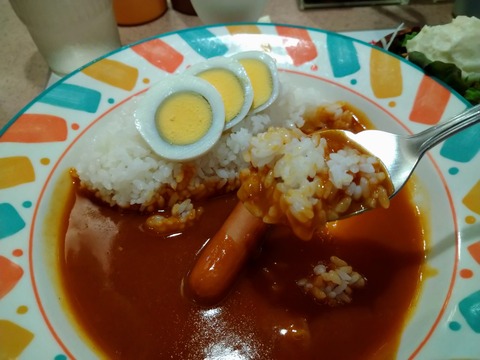 朝カレー