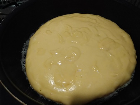 弱火で3分ほど焼く