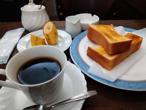 虎ノ門 カフェ・ライム モーニング トーストセット