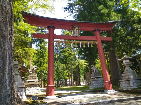 岡太神社・大瀧神社 二の鳥居