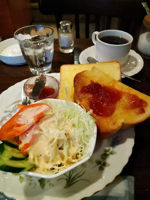 珈琲KANEKO トーストセット ジャム