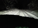 除雪なし ザクザク路面