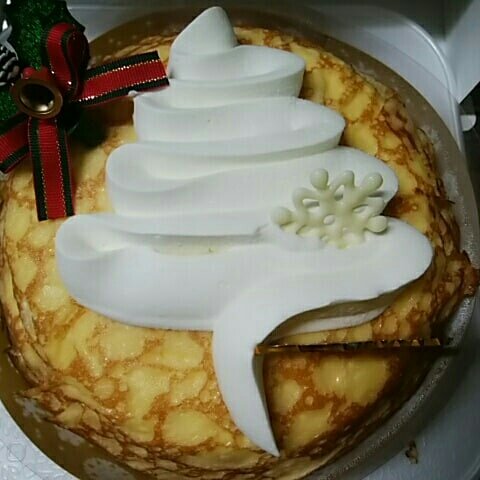 贅沢で幸せな時間 クリスマスケーキはヤマザキの ミルクレープ まんてんブログ