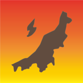 新潟県イラスト恐竜