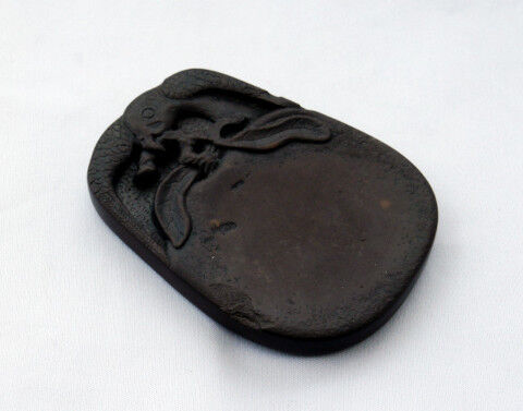 すずり天神蔵硯録（硯譜） 中国硯の部－38 青鸞献寿硯 : 文房四宝の情報