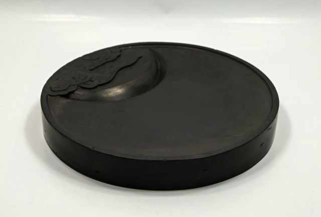 高田硯　石真作　銀糸　桐箱入り 田中一石作龍溪硯 番浦省吾先生作宝船螺鈿蒔絵彩漆硯箱 墨 美品