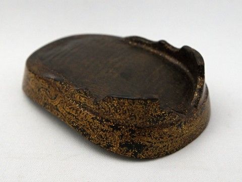 すずり天神蔵硯録 硯譜 和硯の部 ２９ 極小猿面硯 文房四宝の情報