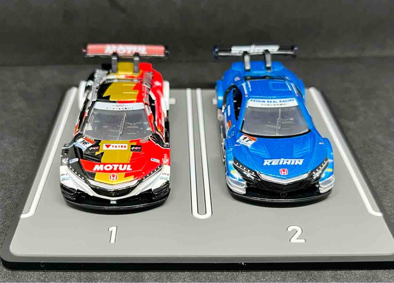 トミカくじ第２弾　R賞 Racing NSX-GT 2台セット　P賞シルエイティ トミカ トミカプレミアム R賞 トミカくじ第2弾 01 NSX-GT 2台