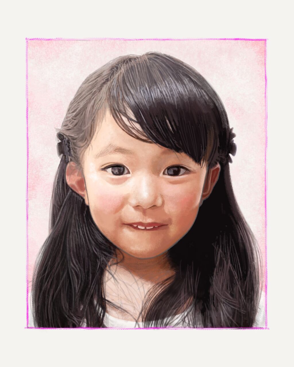ゆいちゃんの似顔絵を描きました イノサンブログ