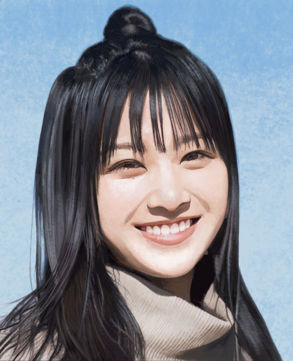 原田葵さんの似顔絵を描きました イノサンブログ 原田葵さんの似顔絵を描きました イノサンブログ