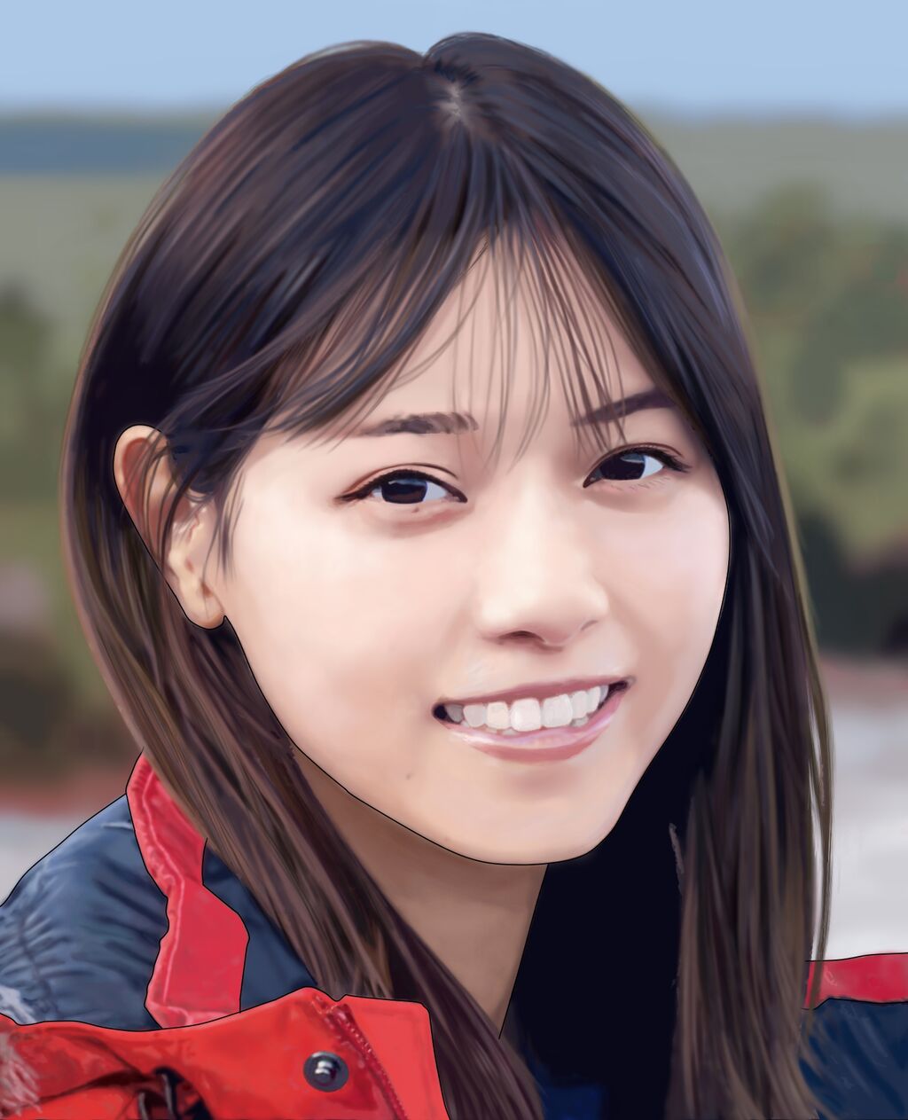 西野七瀬さんの似顔絵を描きました イノサンブログ 西野七瀬さんの似顔絵を描きました イノサンブログ