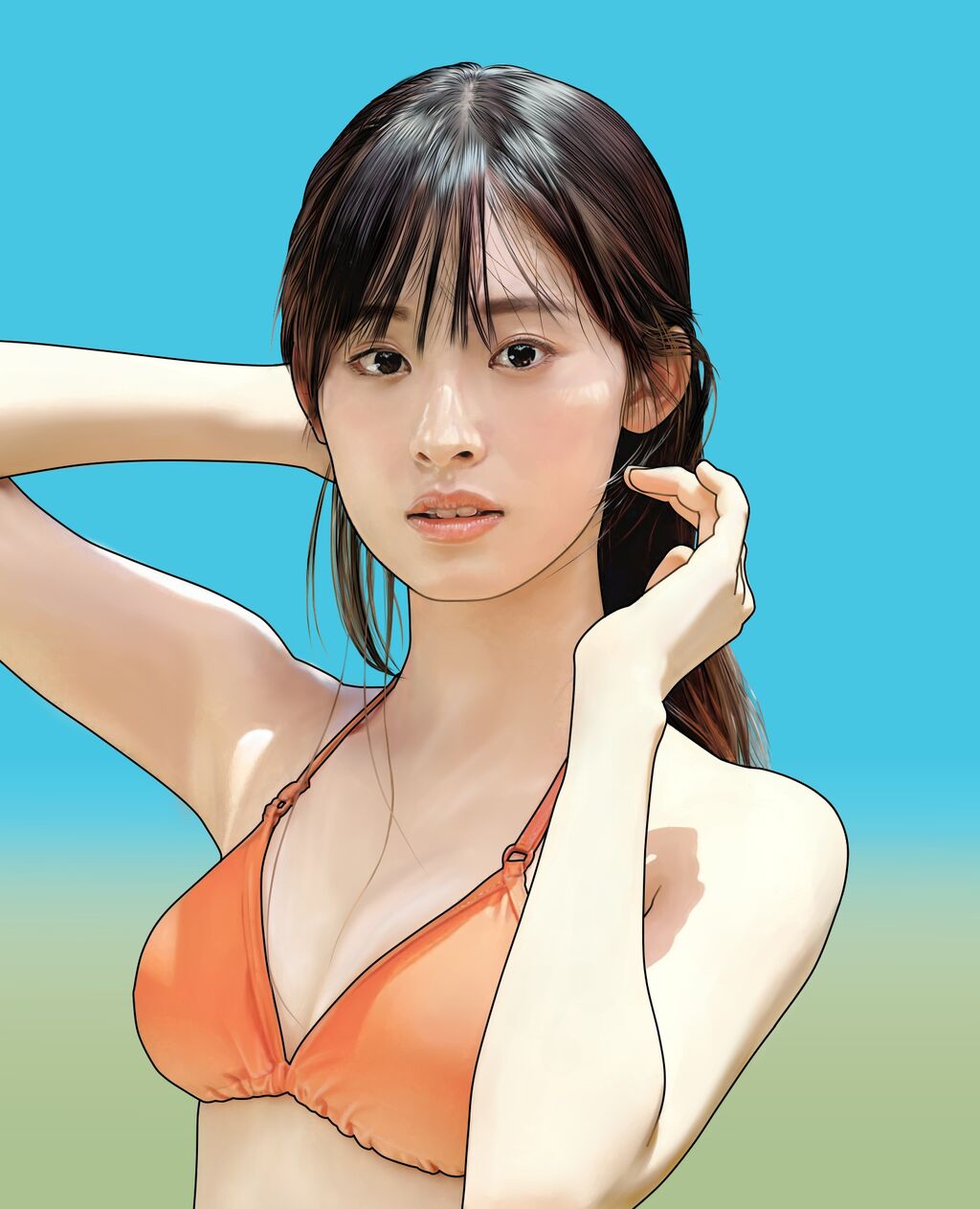 井本彩花さんの似顔絵を描きました イノサンブログ
