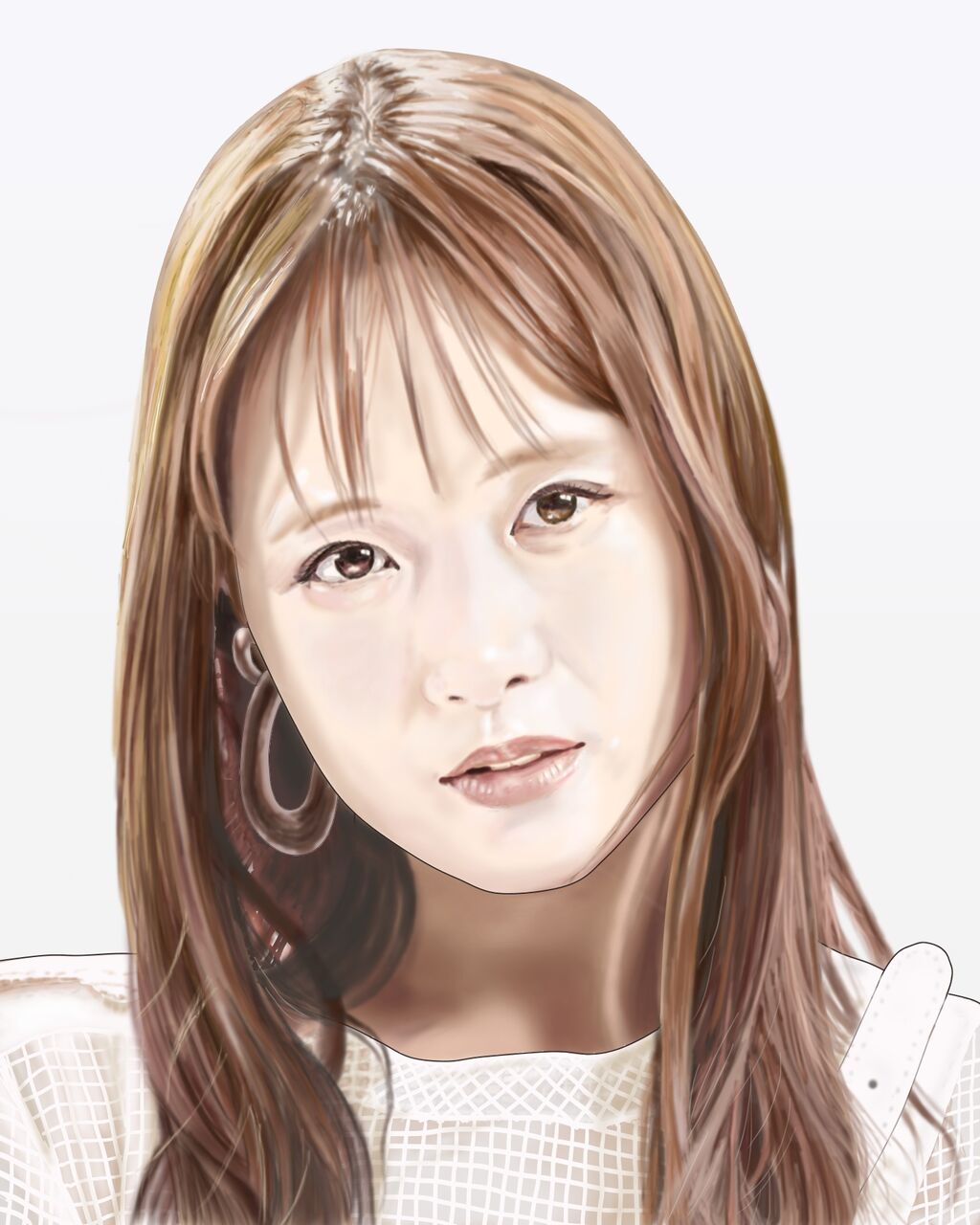 大原櫻子さんの似顔絵を描きました イノサンブログ 大原櫻子さんの似顔絵を描きました イノサンブログ