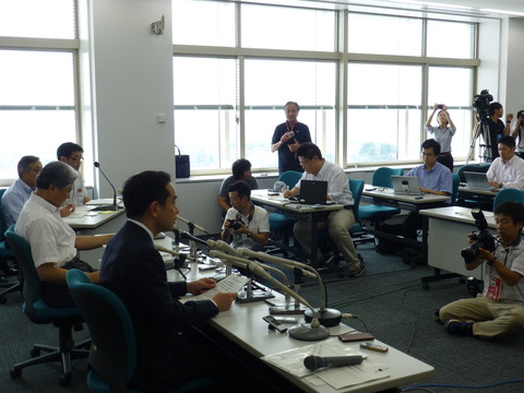 7月30日の写真2(栃木県調査候補地提示)