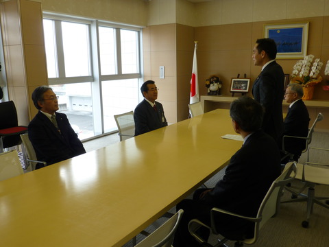 伊達市長面会