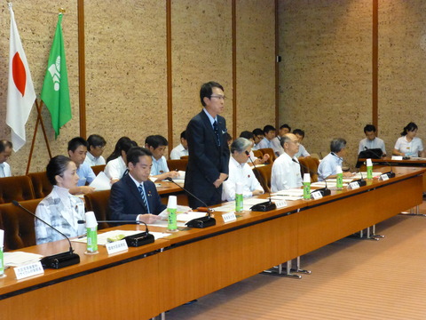 7月31日の写真(栃木県市町村長会議)