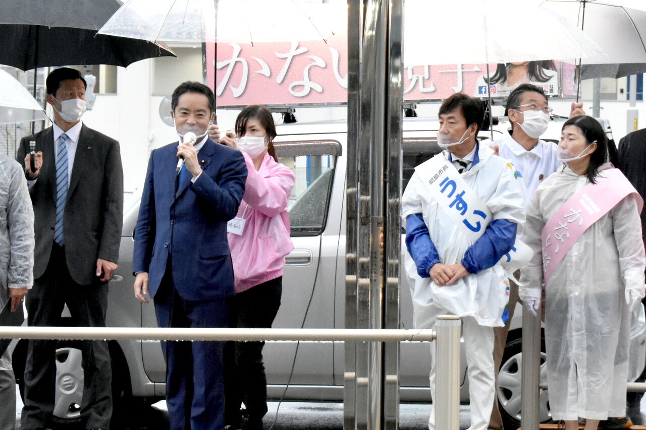 衆議院議員 井上信治の活動報告5415 昭島市長選挙フィナーレ 衆議院議員 井上信治の活動報告5415 昭島市長選挙フィナーレ