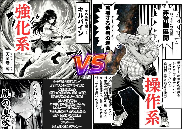 操作系 VS 強化系