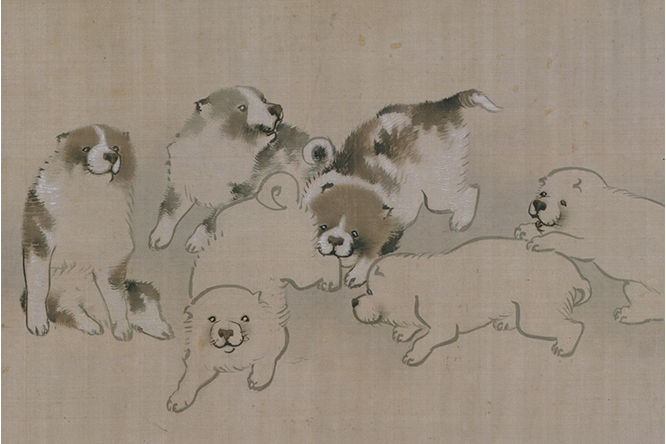 クリアファイル 百犬図 伊藤若冲 京都 便利堂 オンラインショップ 伊藤若冲ミニクリアファイル Thanou Thihack Fr