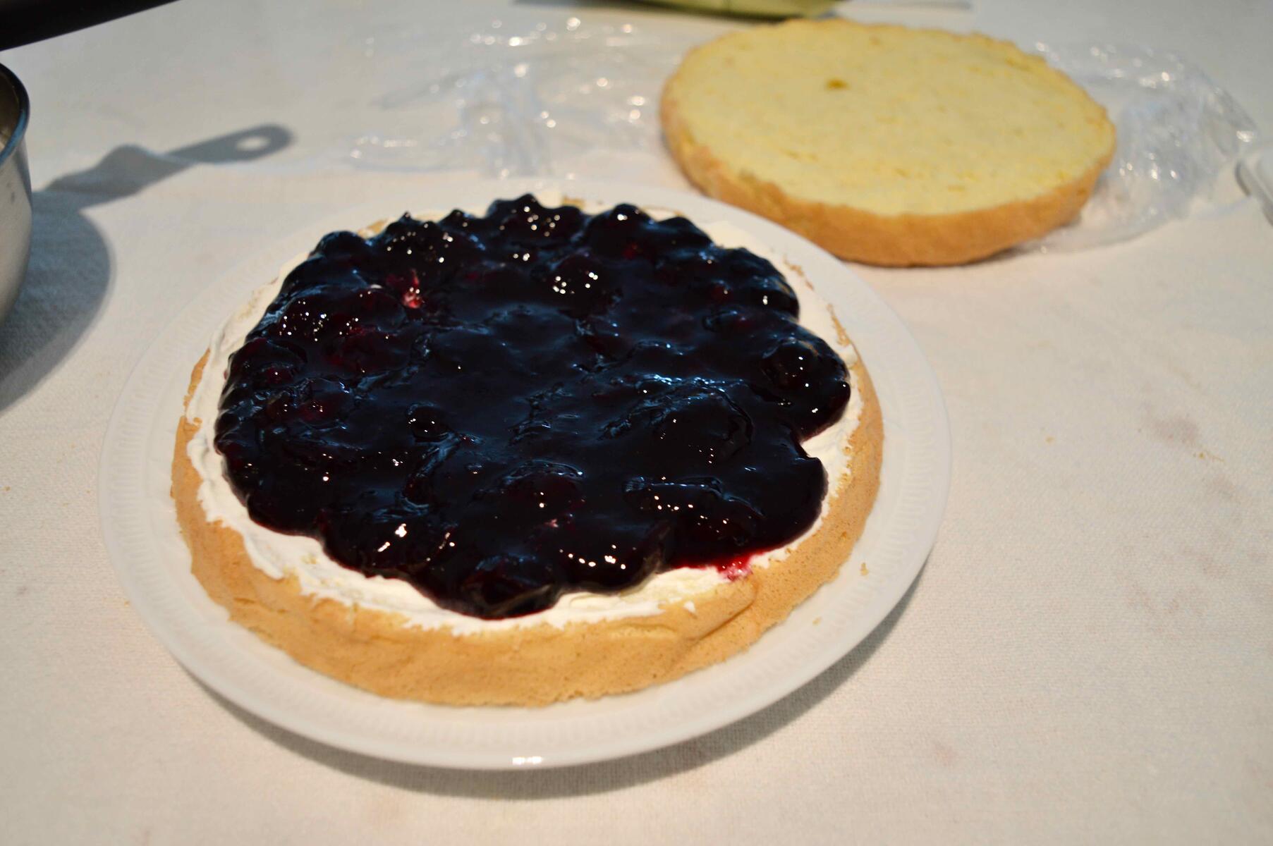 ブルーベリーのショート ケーキ 花宴の台所便り