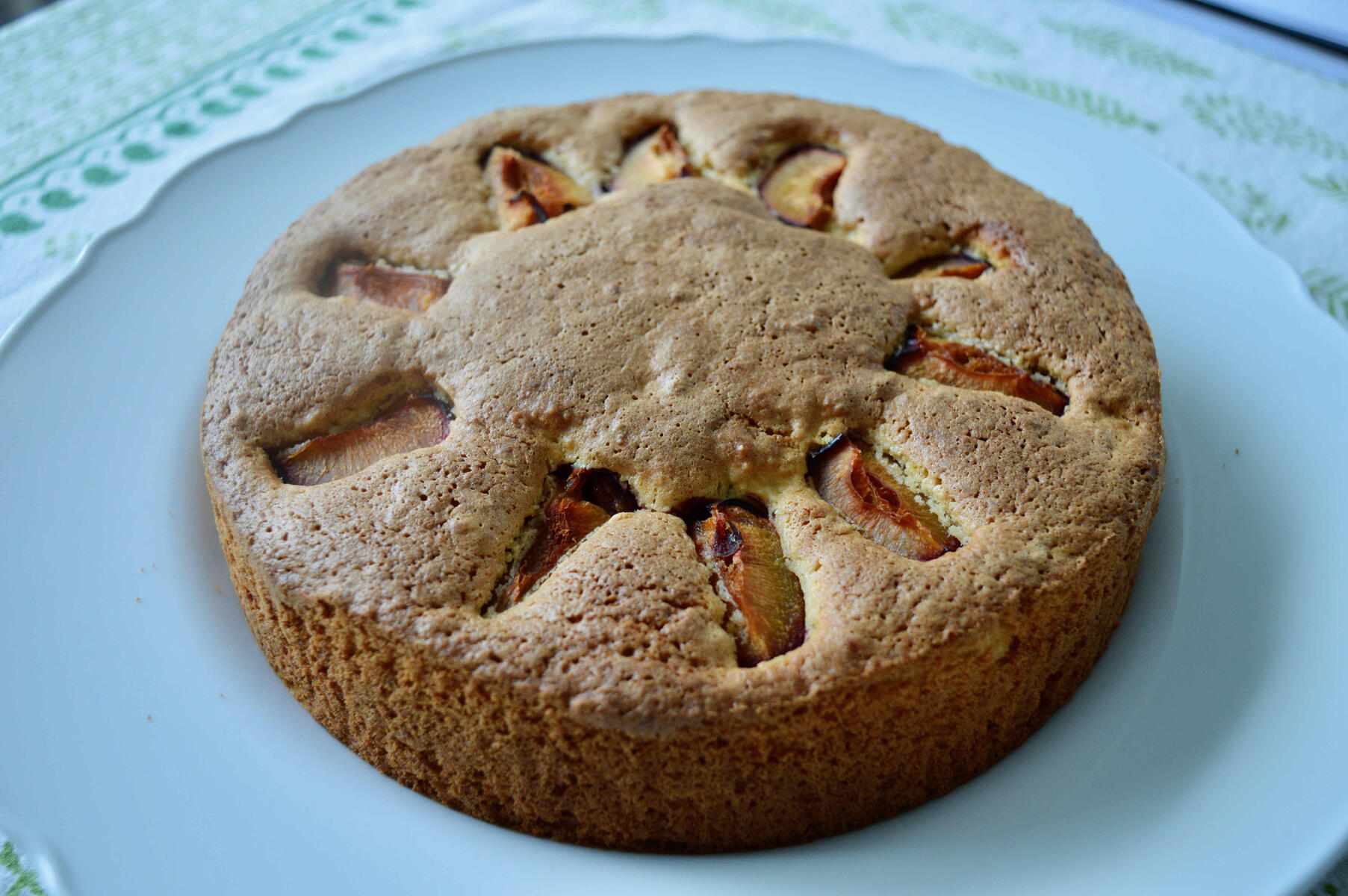 プラムのケーキ 花宴の台所便り