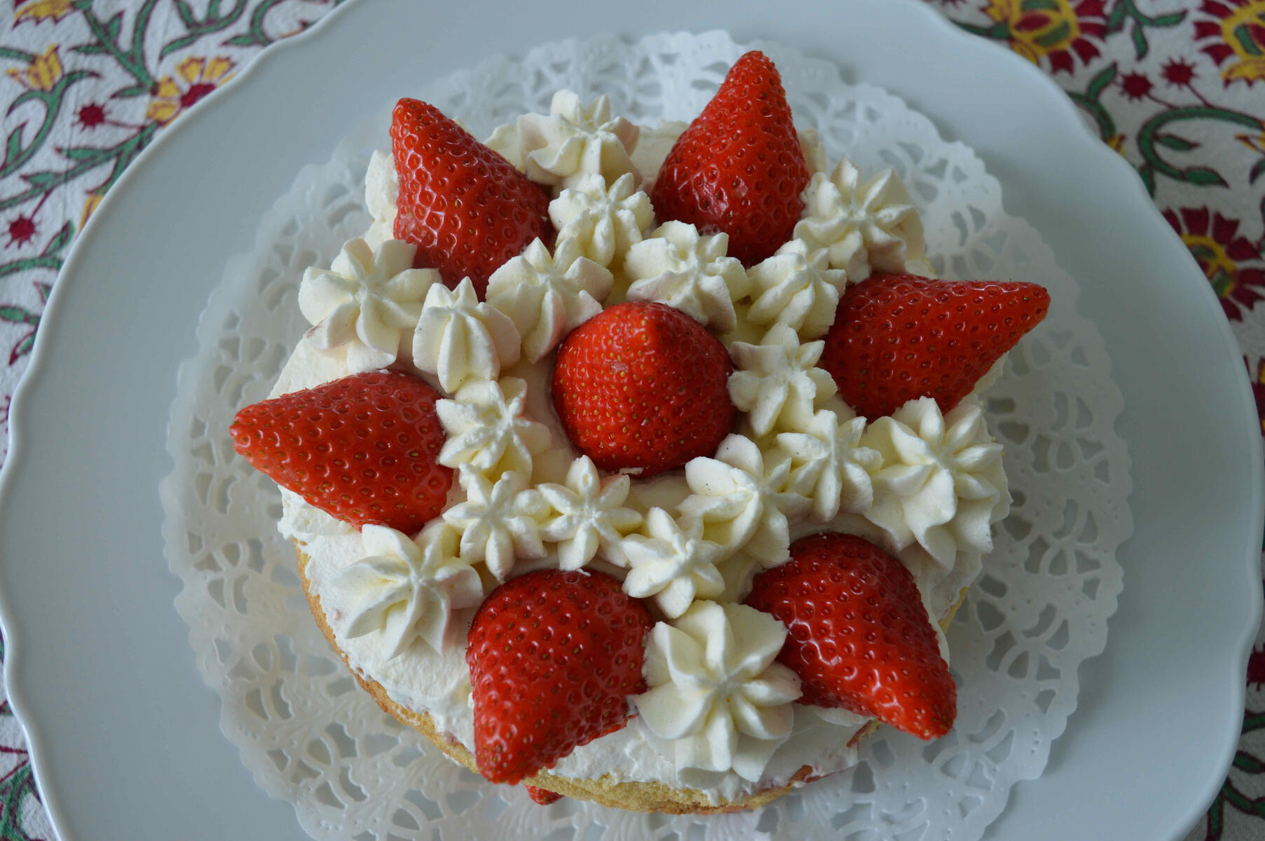 昔風苺のショート ケーキ 花宴の台所便り 昔風苺のショート ケーキ 花宴の台所便り