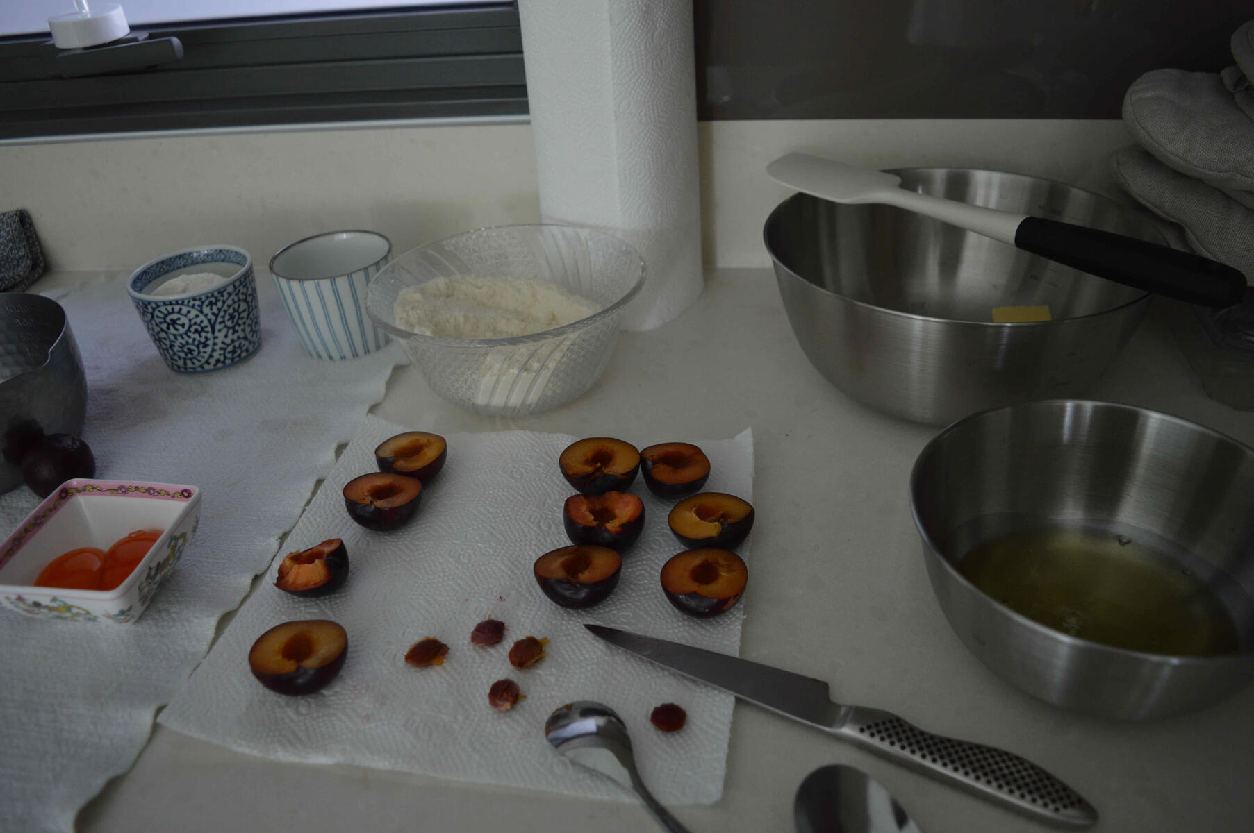 プラムのケーキ 花宴の台所便り