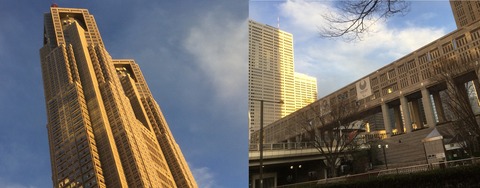 都庁・都議会議事堂合成