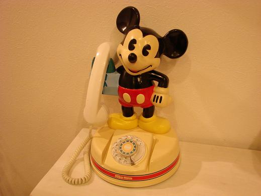 ミッキーマウスの電話機 アンティム ティムの日記