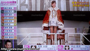 i_b_90(AKB「第6回・選抜総選挙」(2014)渡辺麻友1位_王様ガウン