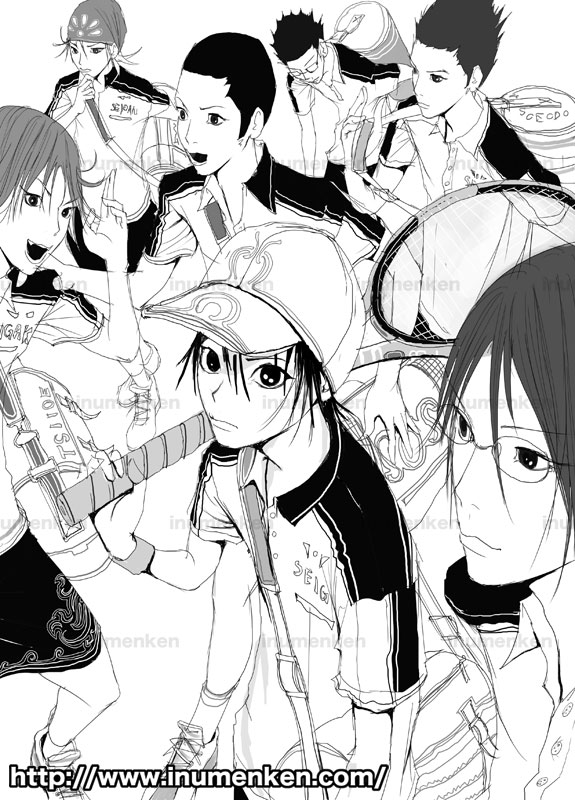 テニスの王子様の絵を描いてみました イラスト 漫画描く犬さん テニスの王子様の絵を描いてみました イラスト 漫画描く犬さん
