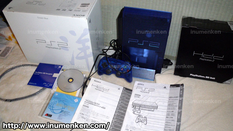Tvゲーム機 限定版ps2 オーシャンブルー を売る事にしました イラスト 漫画描く犬さん