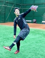 楽天・則本が三重で自主トレ　「若いやつには負けられない」